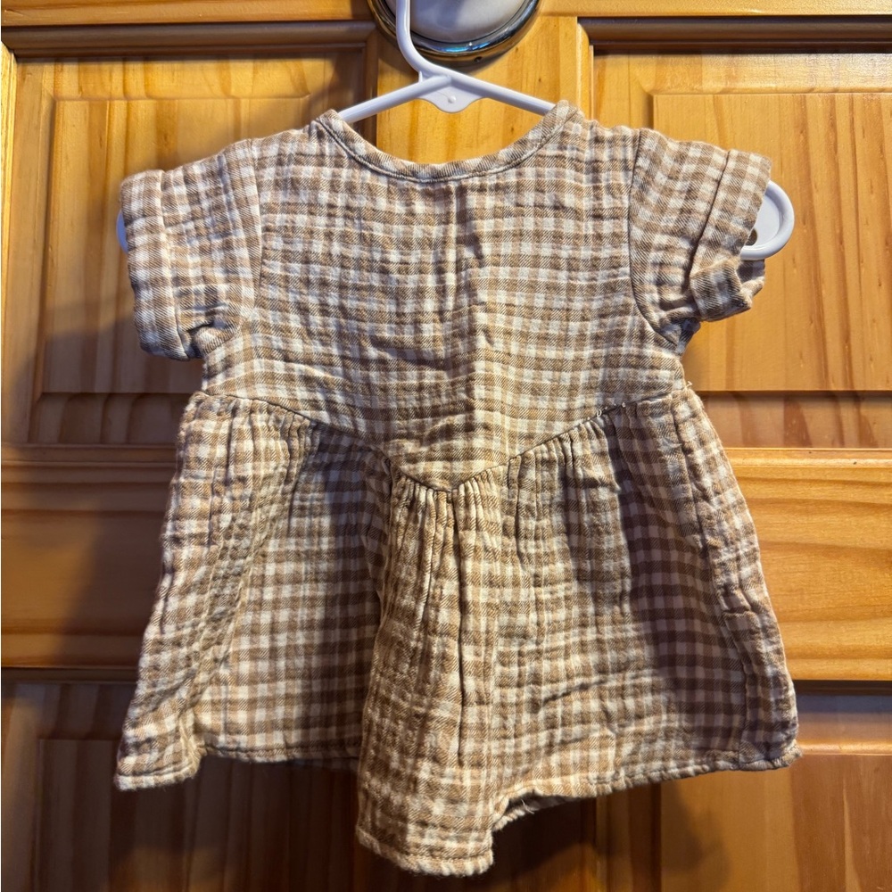 Quincy Mae plaid dress